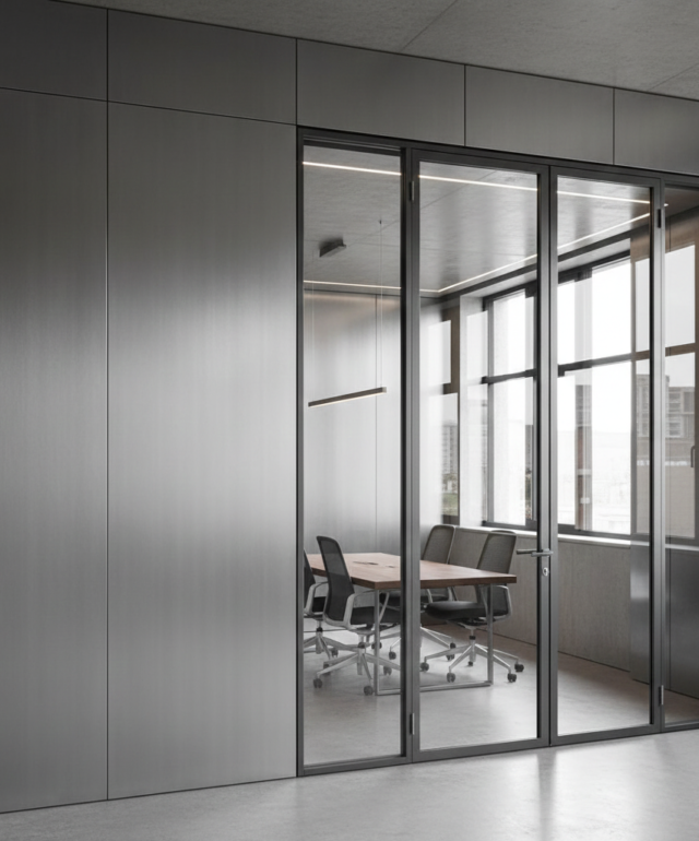 Interior Metal Cladding & Partitions