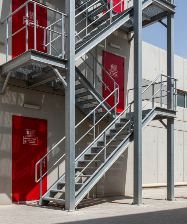 Fire Rated Doors & Fire Escape Stairs